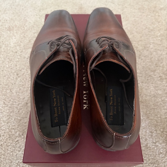 To Boot New York Felix Plain Toe (Marrone) Size US 9.5 - Picture 6 of 6